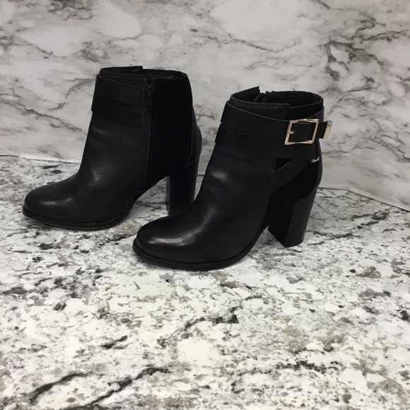Top Shop Black Ankle Boot Booties - Picture 5 of 13